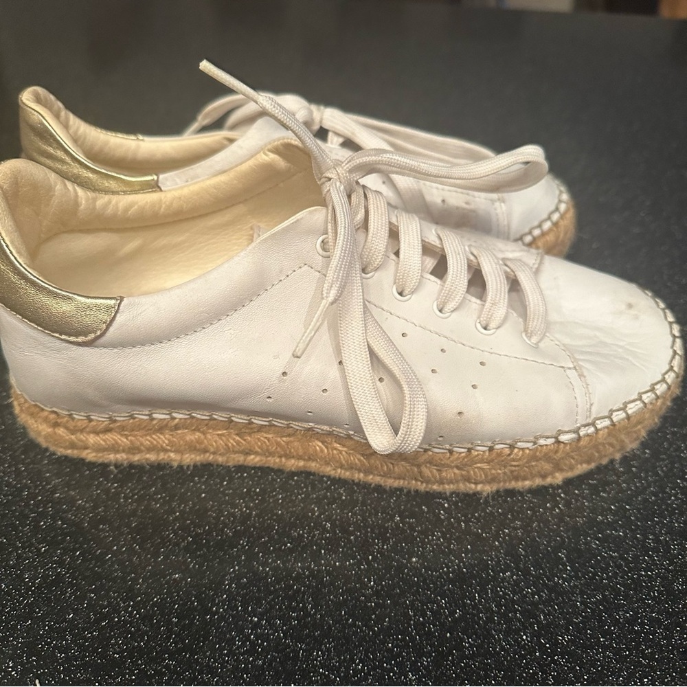Women's White Espadrille Sneakers